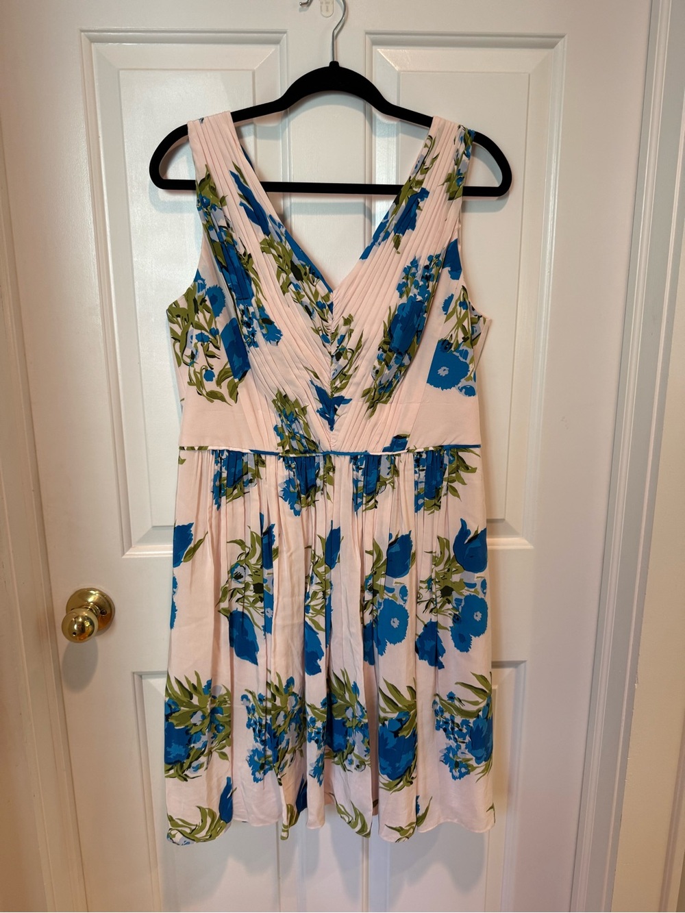 Vintage Boden Floral Pleated Dress – Size 10R – Beautiful Condition